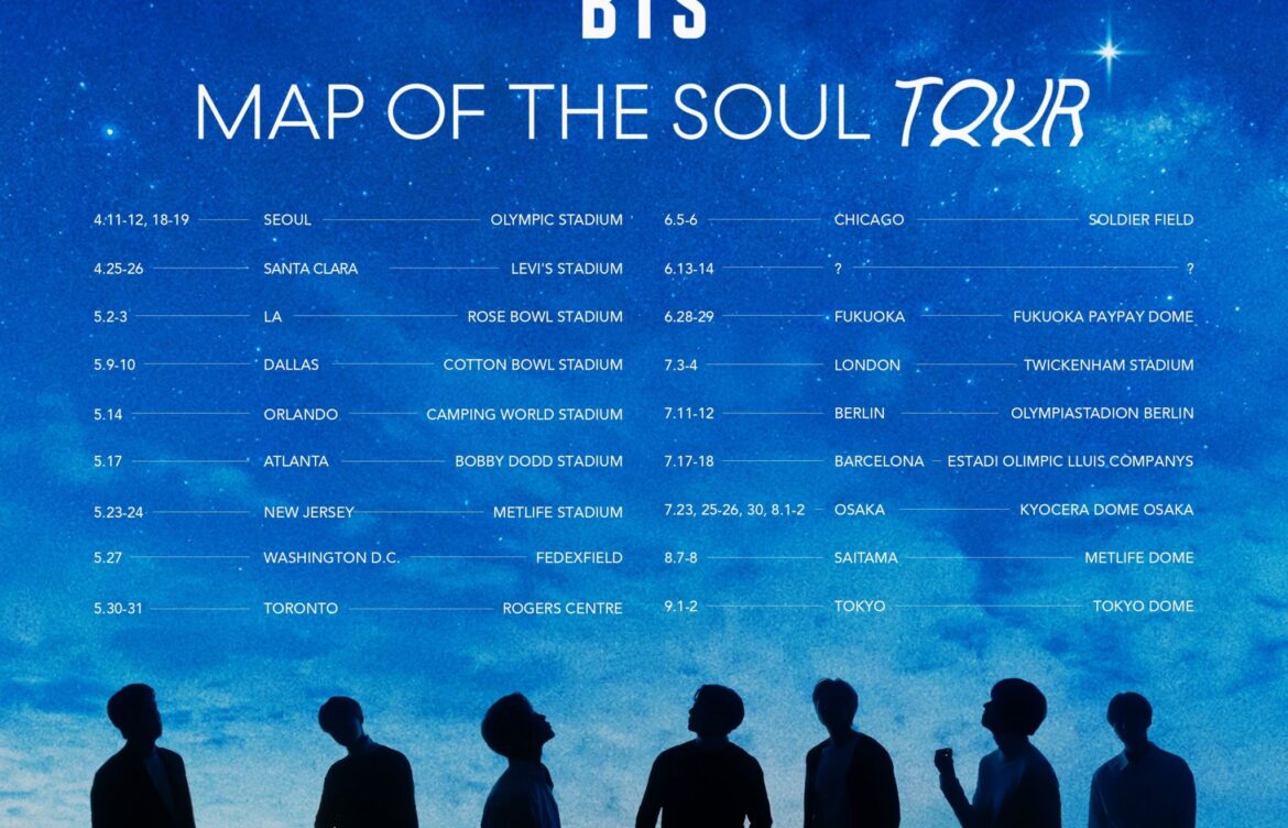 BTS 2023 Concert Tour Dates Announcement