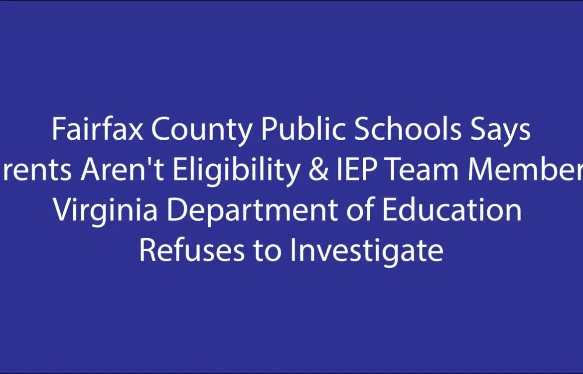 Recent Developments in Fairfax County Public Schools