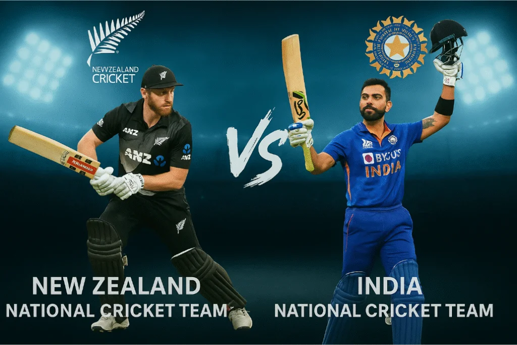 India National Cricket Team vs New Zealand National Cricket Team Match Scorecard