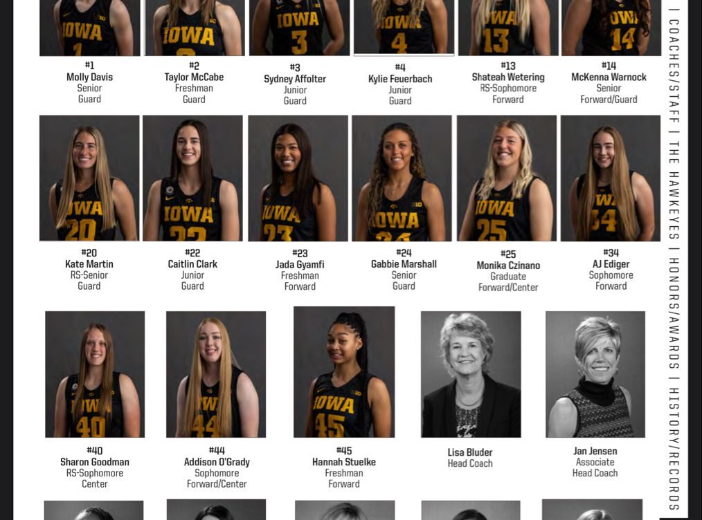 2023-2024 Iowa Women’s Basketball Schedule Highlights