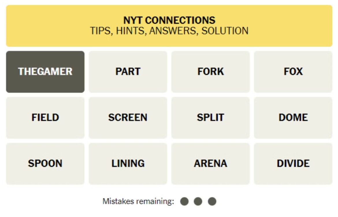 Daily NYT Connections Answers: Tips and Solutions