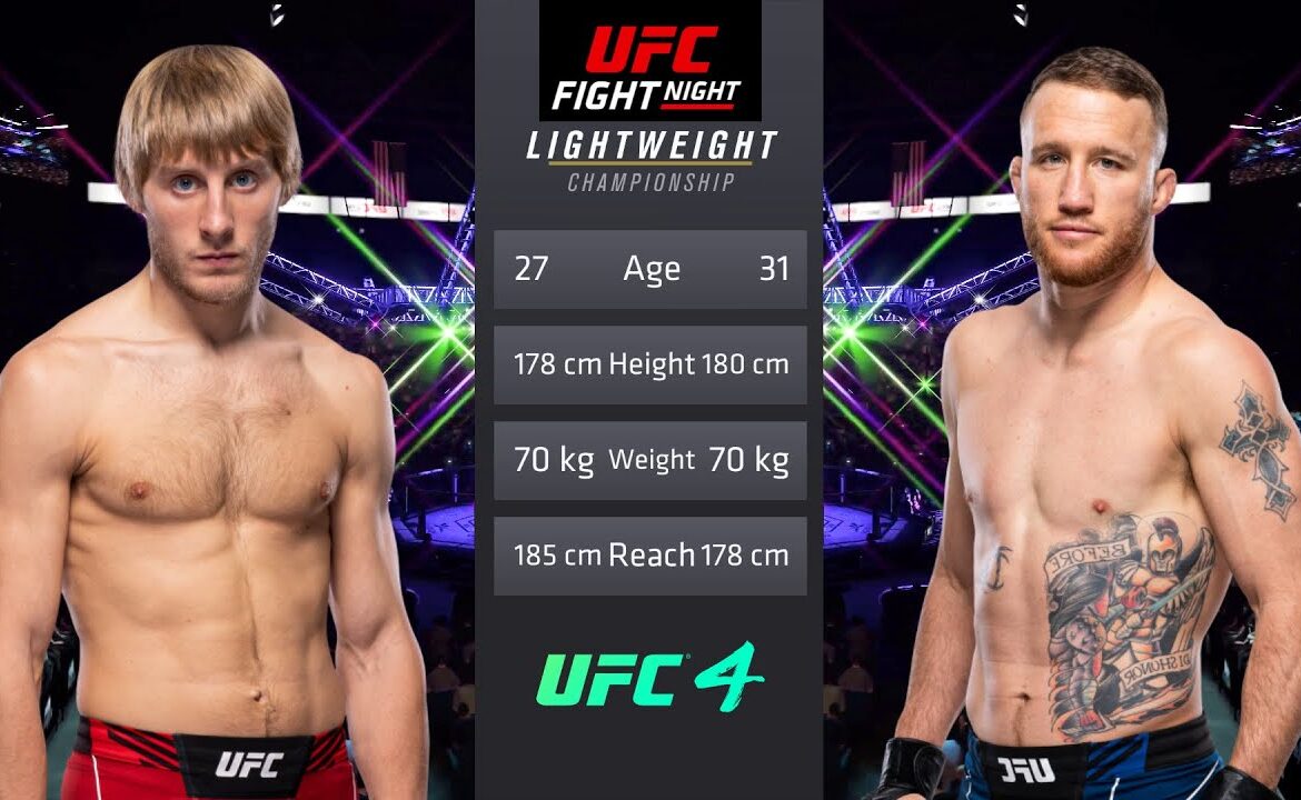 Paddy vs Gaethje: A Clash of Fighting Styles