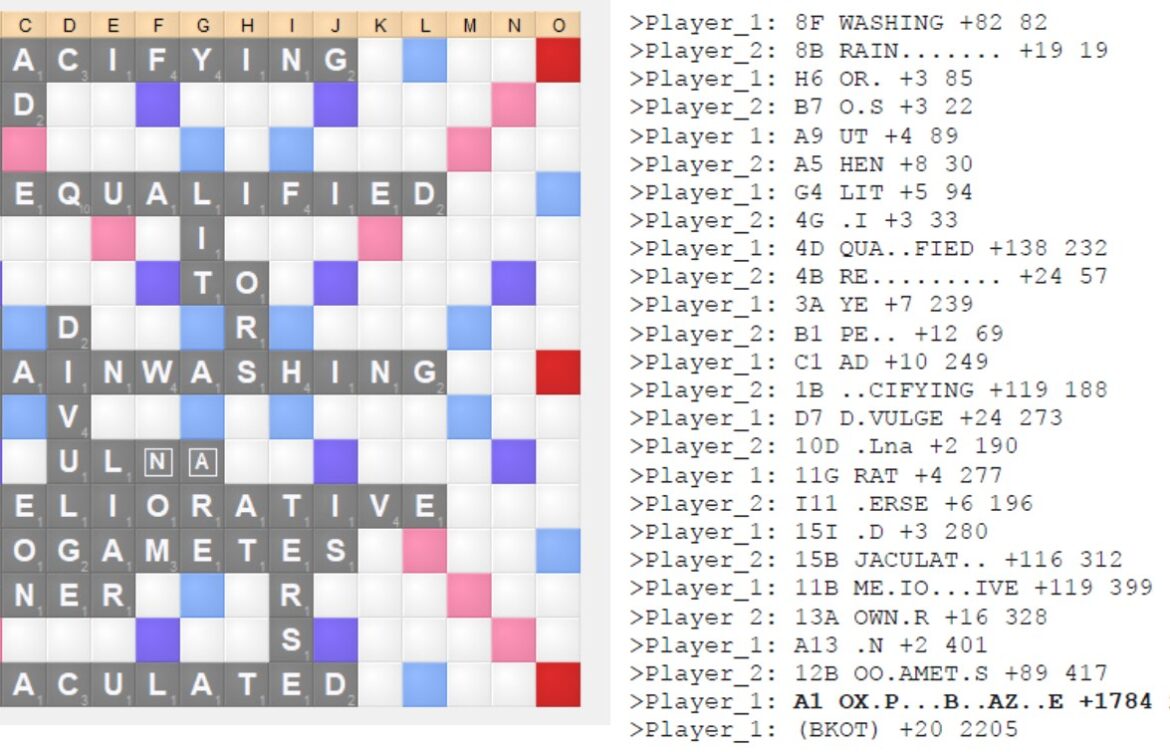 Unveiling the Second Highest Scoring Scrabble Word