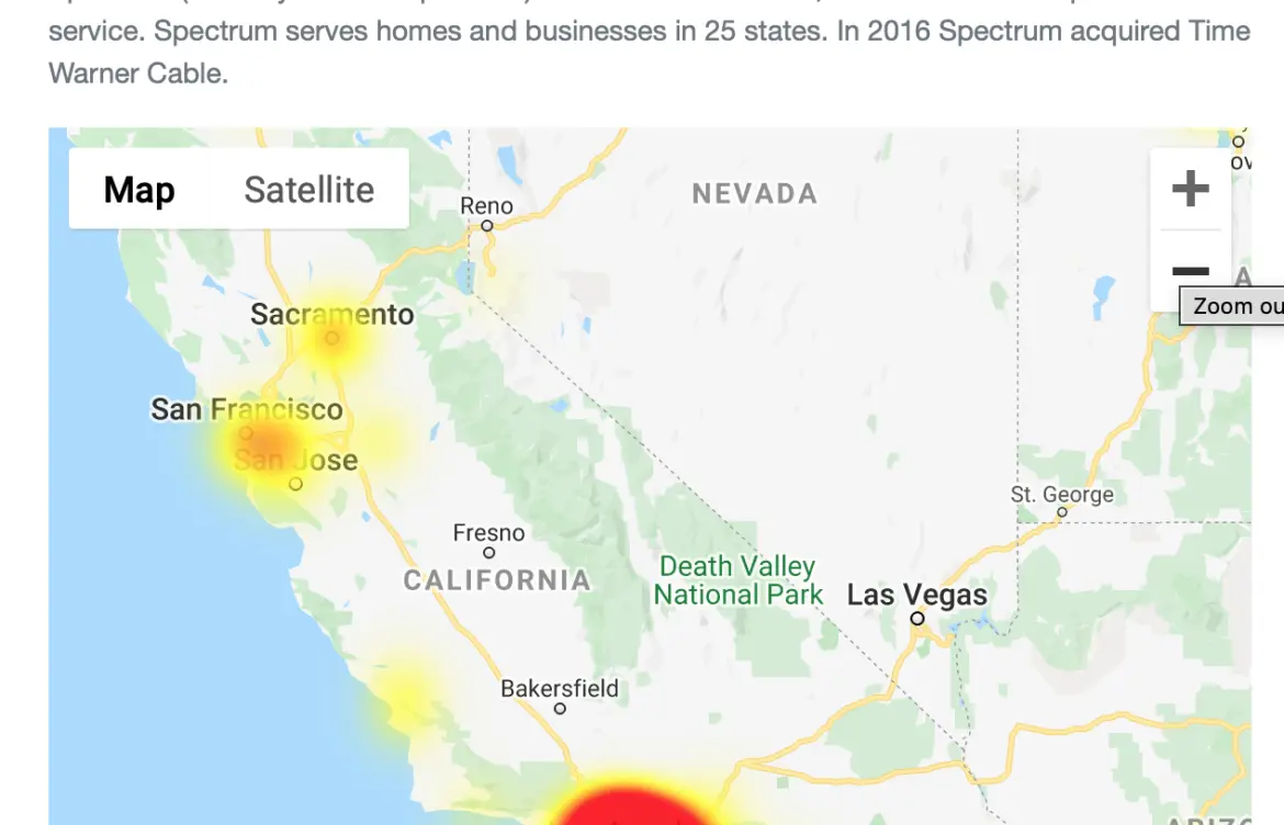 Major Spectrum Outage Disrupts Service for Thousands