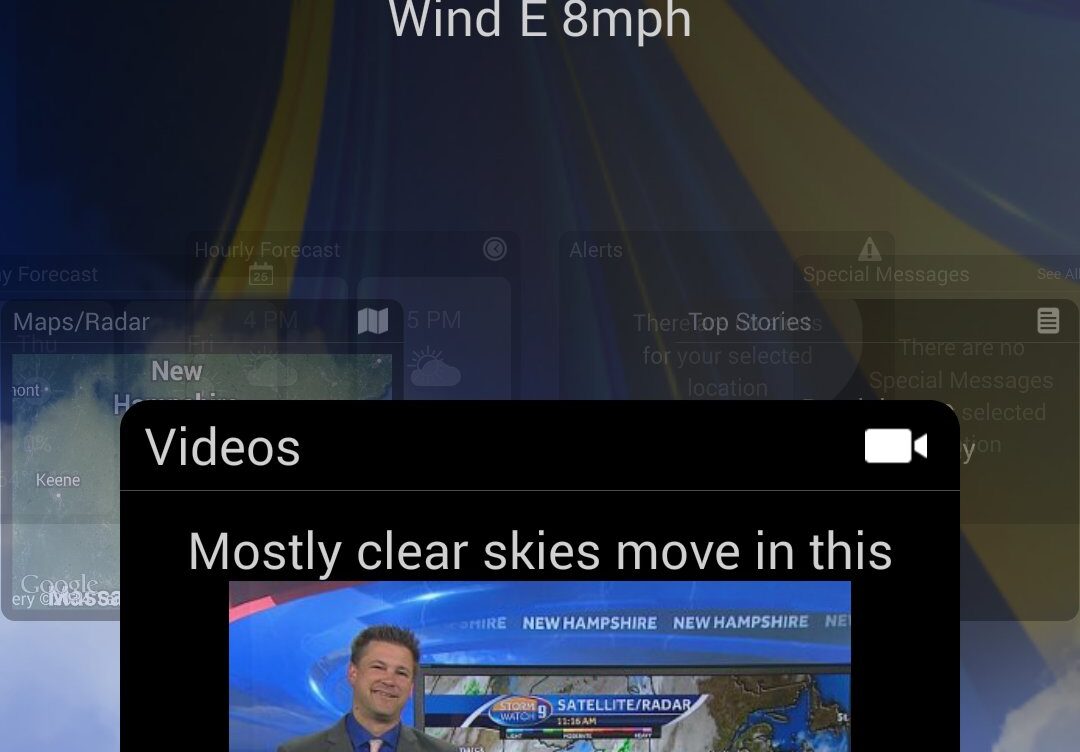 Current WMUR Weather Forecasts and Updates