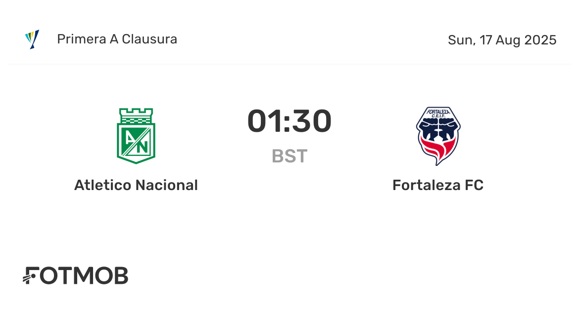 Atlético Nacional Faces Fortaleza in Exciting Match