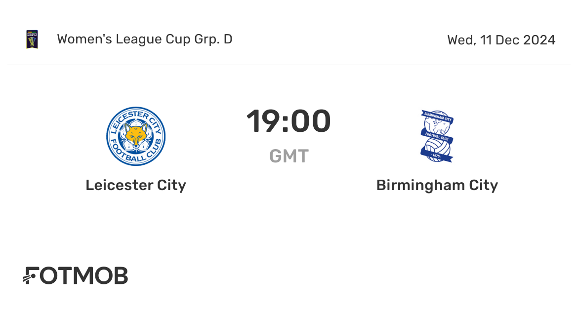 Birmingham vs Leicester City: A Historic Rivalry