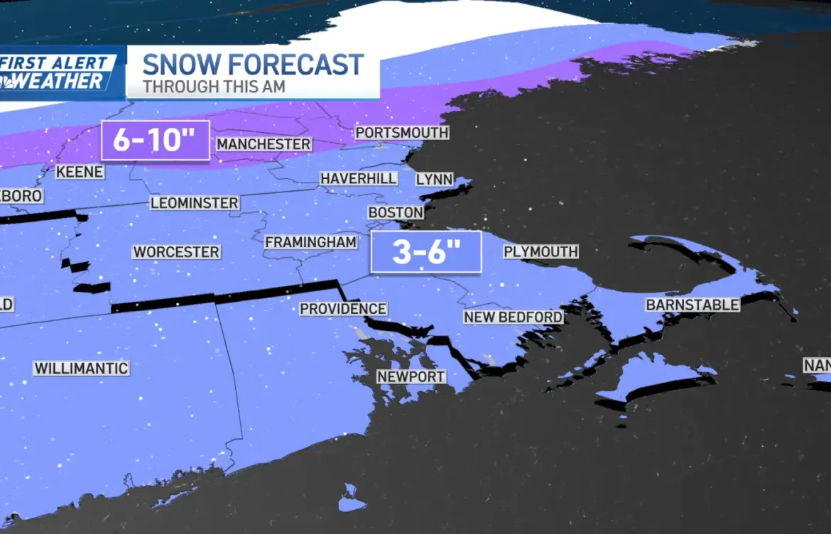 Boston Weather: Snow Forecast for the Upcoming Days