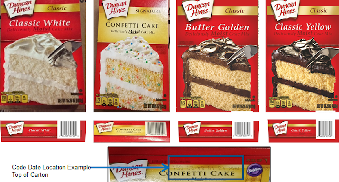 Important Update on Recent Cake Mixes Recall
