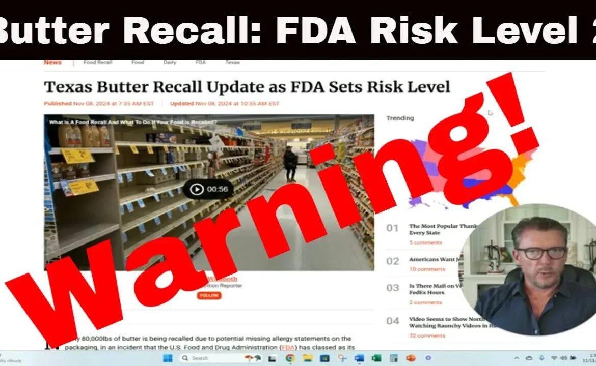 Important FDA Peanut Butter Recall Information