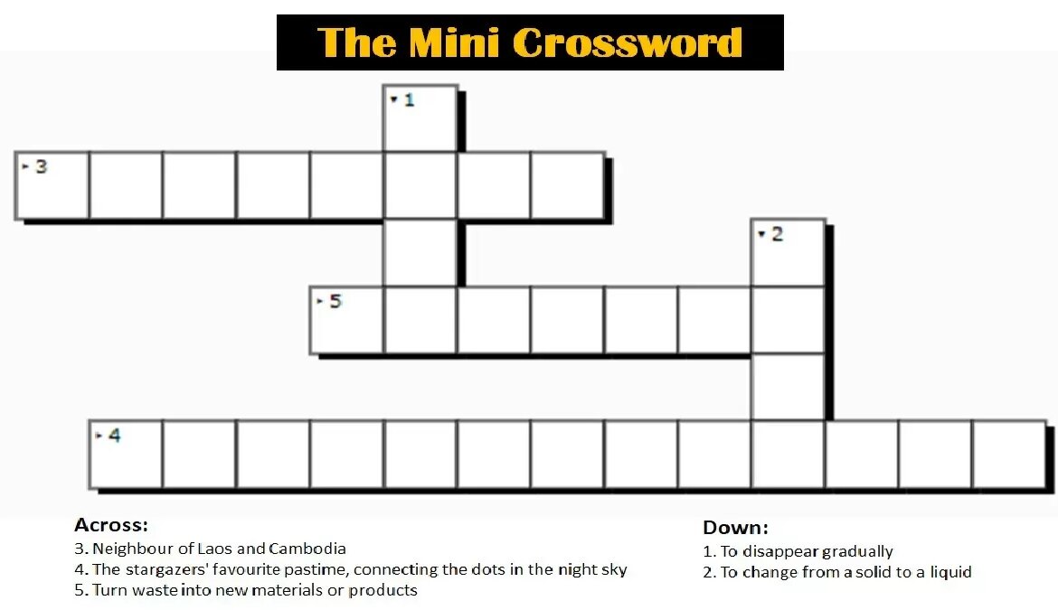 Your Guide to Mini Crossword Answers