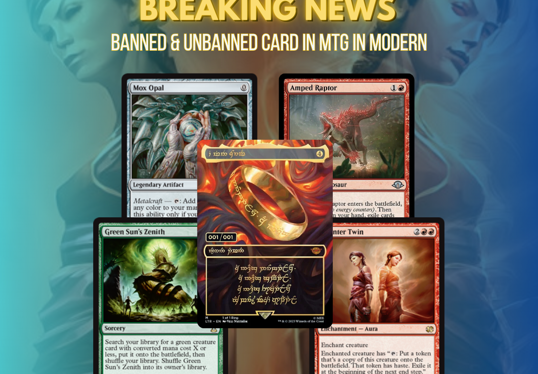 Latest MTG Ban Announcement: Changes to Competitive Play