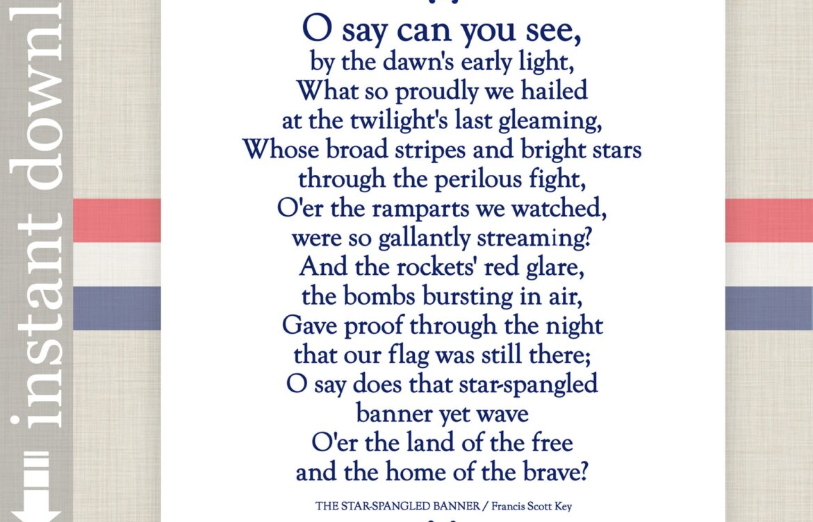 A Deep Dive into National Anthem Lyrics