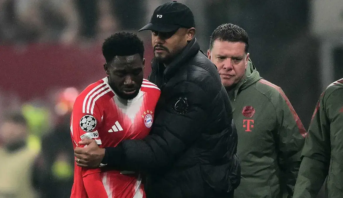 Bayern Munich Faces Injury Setback with Alphonso Davies