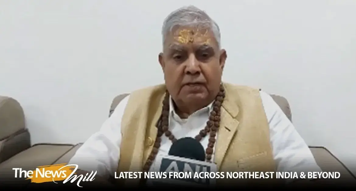 Jagdeep Dhankhar Attends Bhasma Aarti at Shri Mahakaleshwar Temple