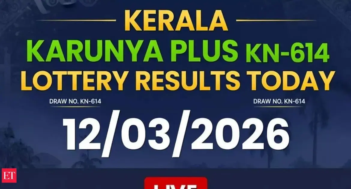 Kn614: Kerala Lottery Results: Karunya Plus KN 614