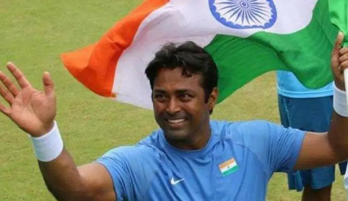 Leander Paes Joins BJP in New Delhi