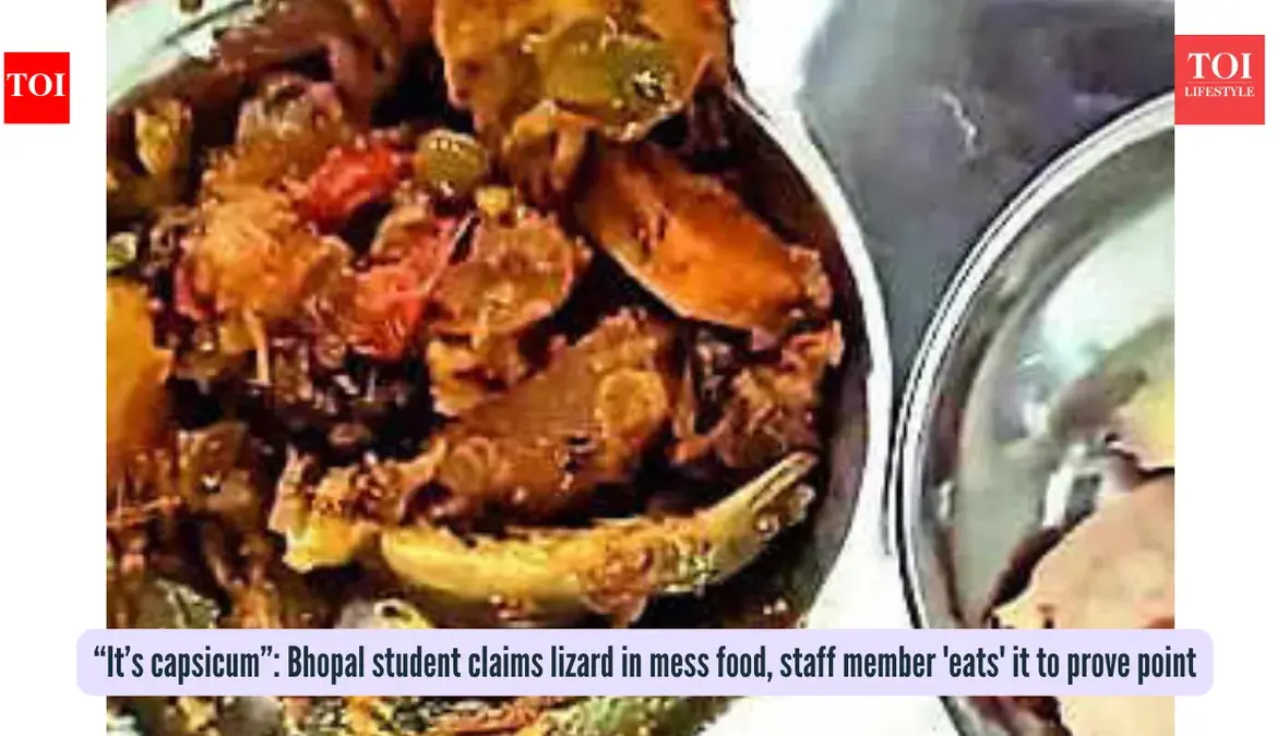 Rgpv: Bhopal:  Student Claims to Find Lizard in Hostel Meal