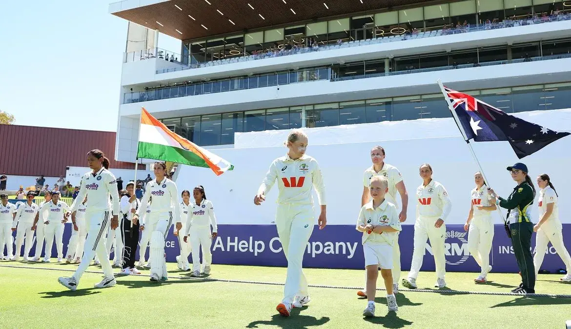 Sayali satghare shines in Test match against Australia