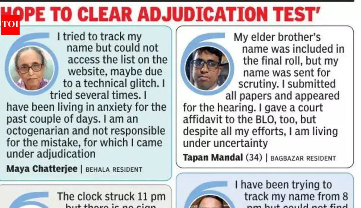 Voter card: Kolkata Faces  Access Issues Amid Election Preparations