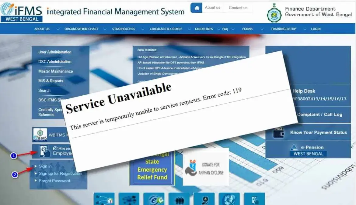 Wbifms Portal Error Causes Disruption for West Bengal Employees