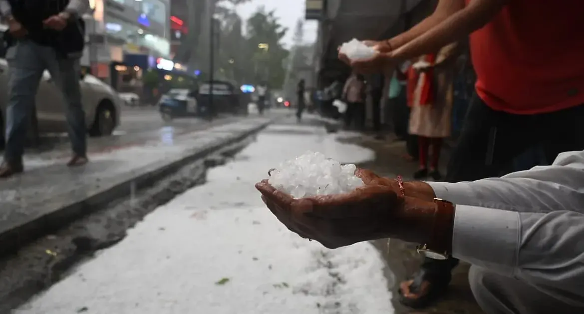 Bangalore weather: Sudden Hailstorm Hits Bengaluru