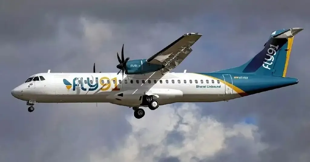 Fly91: Bengaluru Sees  Flight Diversion Amid Bad Weather