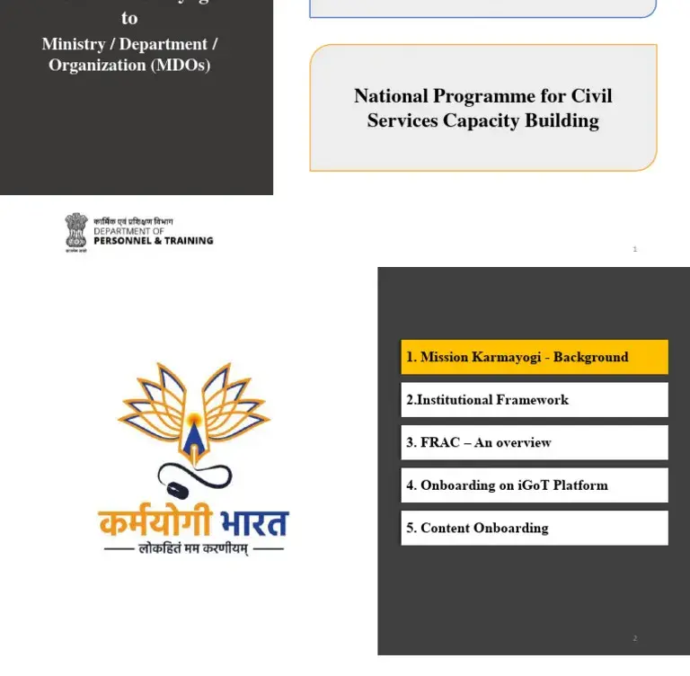 Igot karmayogi: New Delhi Launches  Initiative for Civil Servants