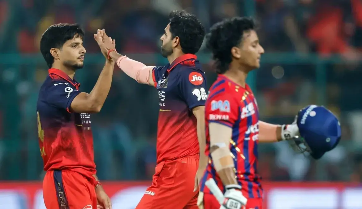 Lucknow super giants vs royal challengers bengaluru standings