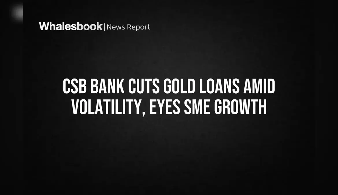 Loan: CSB Bank’s Shift from Gold s to SME Lending Amid Market Volatility