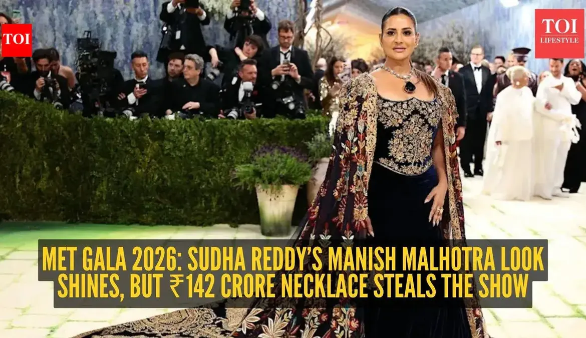 Sudha Reddy dazzles at Met Gala 2026