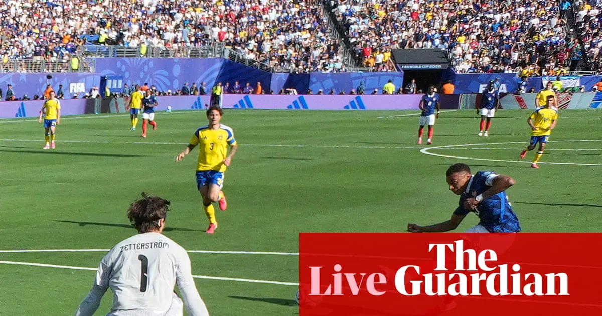 France v Sweden: World Cup 2026 last 32 – live