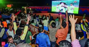 13,000km away, hearts beat for World Cup final as Calcutta stays awake for football