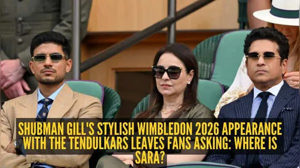 Shubman Gill's Wimbledon debut was all about effortless style, but the internet had its eyes on something else